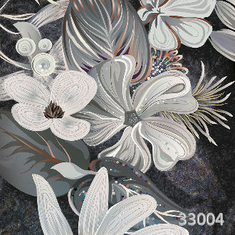 Графичные цветы